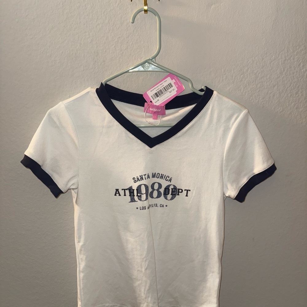 Edikted White Tee with Black Trim